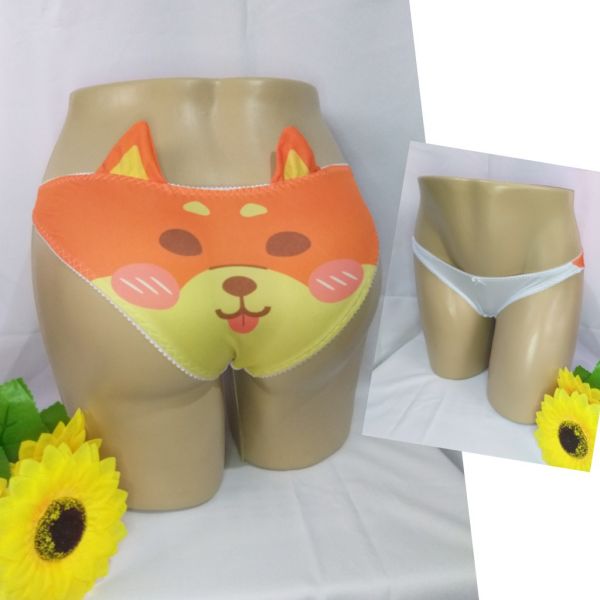 Calcinha Shiba Inu Anime Cosplay Fan Service