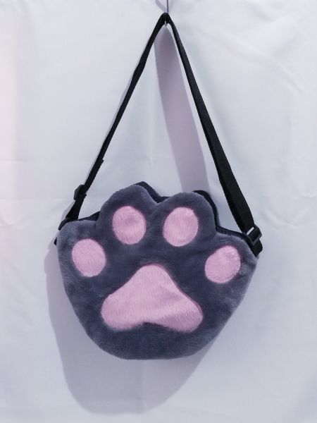Bolsa Patinha de Gato Cinza