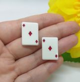 Brinco Cartas de Baralho Naipe  Ouros