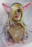 Tiara Gatinho Orelhas Nekomimi Branca