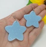 Brinco Estrela Kawaii Azul Bebê