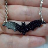 Colar Morceguinho Pastelgoth Preto