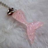 Colar Cauda de Sereia Rosa