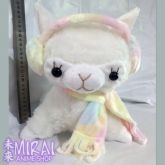 Alpaca de Pelúcia Inverno com Cachecol