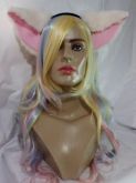 Tiara Gatinho Orelhas Nekomimi Creme