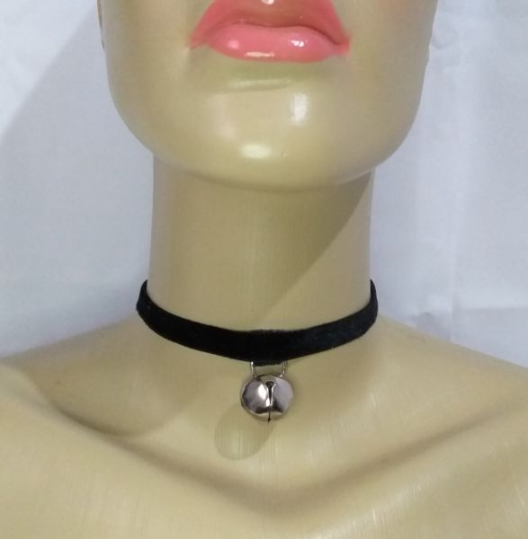 Choker Guizo Lolita Maid Grande Prateado