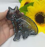 Saboneteira Gatinho Estrelado Fumê